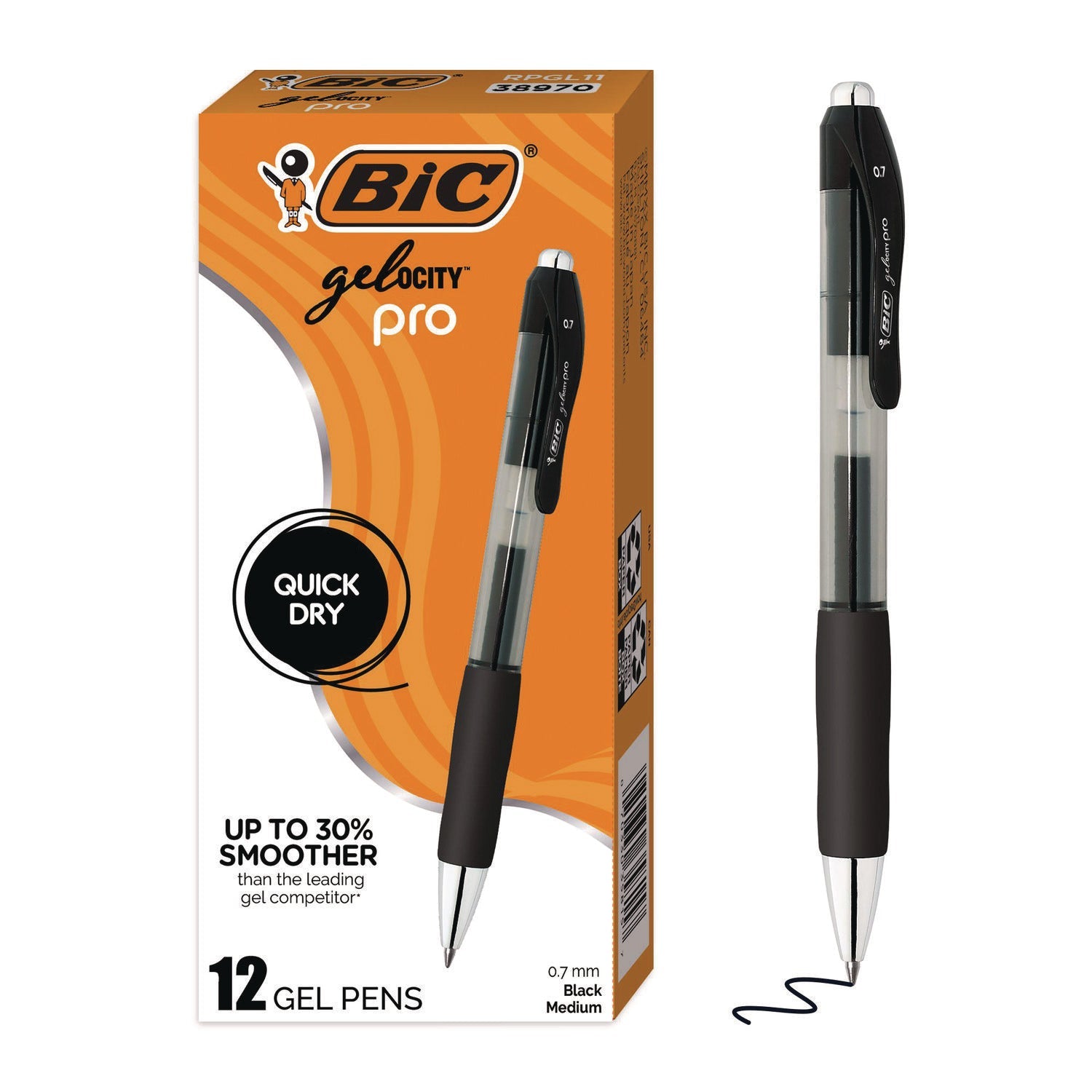 bic-r-gel-ocity-pro-quick-dry-gel-pen-retractable-medium-0-7-mm-black-ink-black-clear-barrel-12-pack-bicrpgl11blk_1